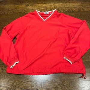 Windbreaker style crewneck